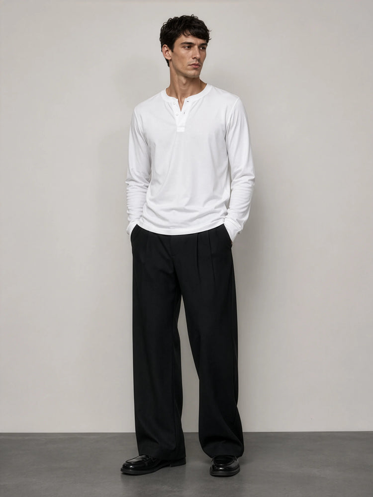 Ken Straight Leg Pants - Caviar Black