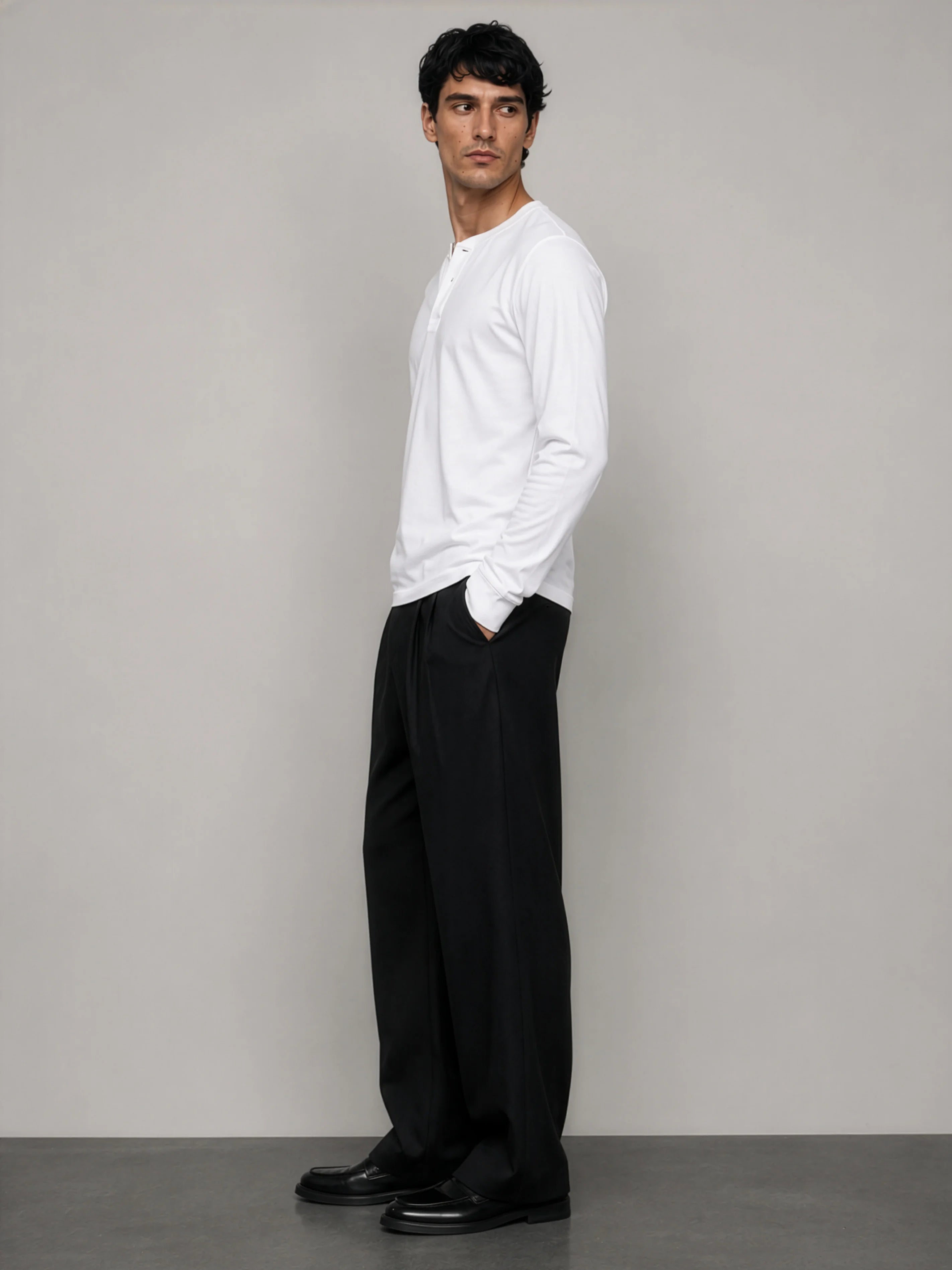 Ken Straight Leg Pants - Caviar Black