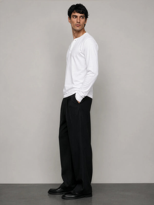 Ken Straight Leg Pants - Caviar Black