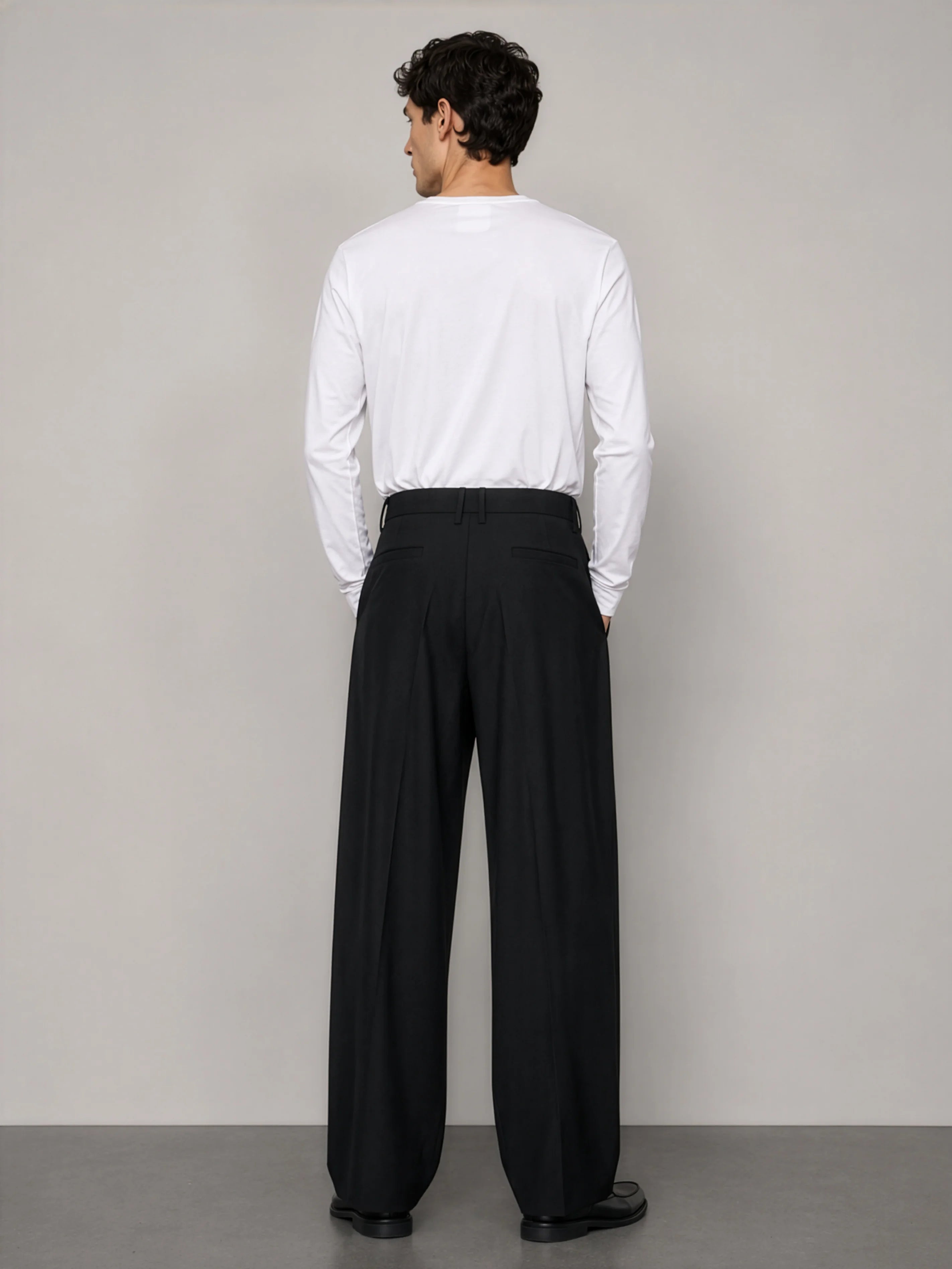 Ken Straight Leg Pants - Caviar Black