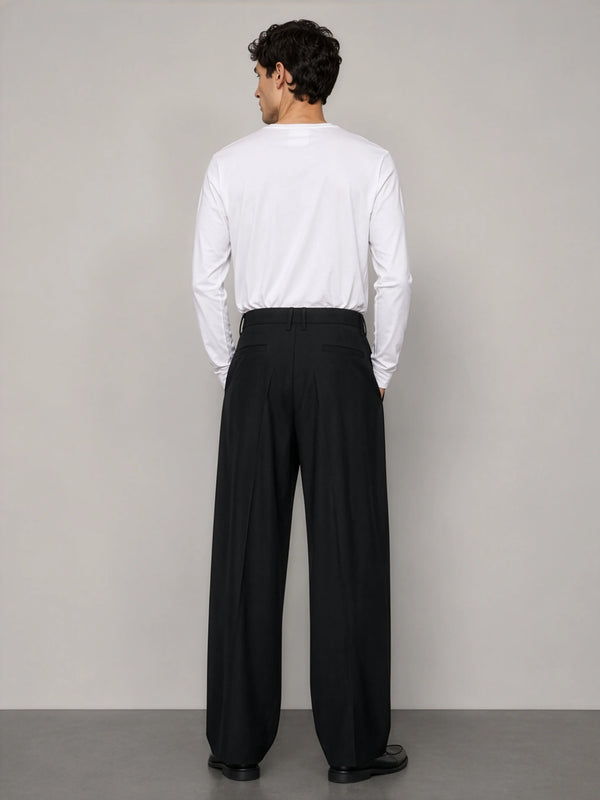 Ken Straight Leg Pants - Caviar Black