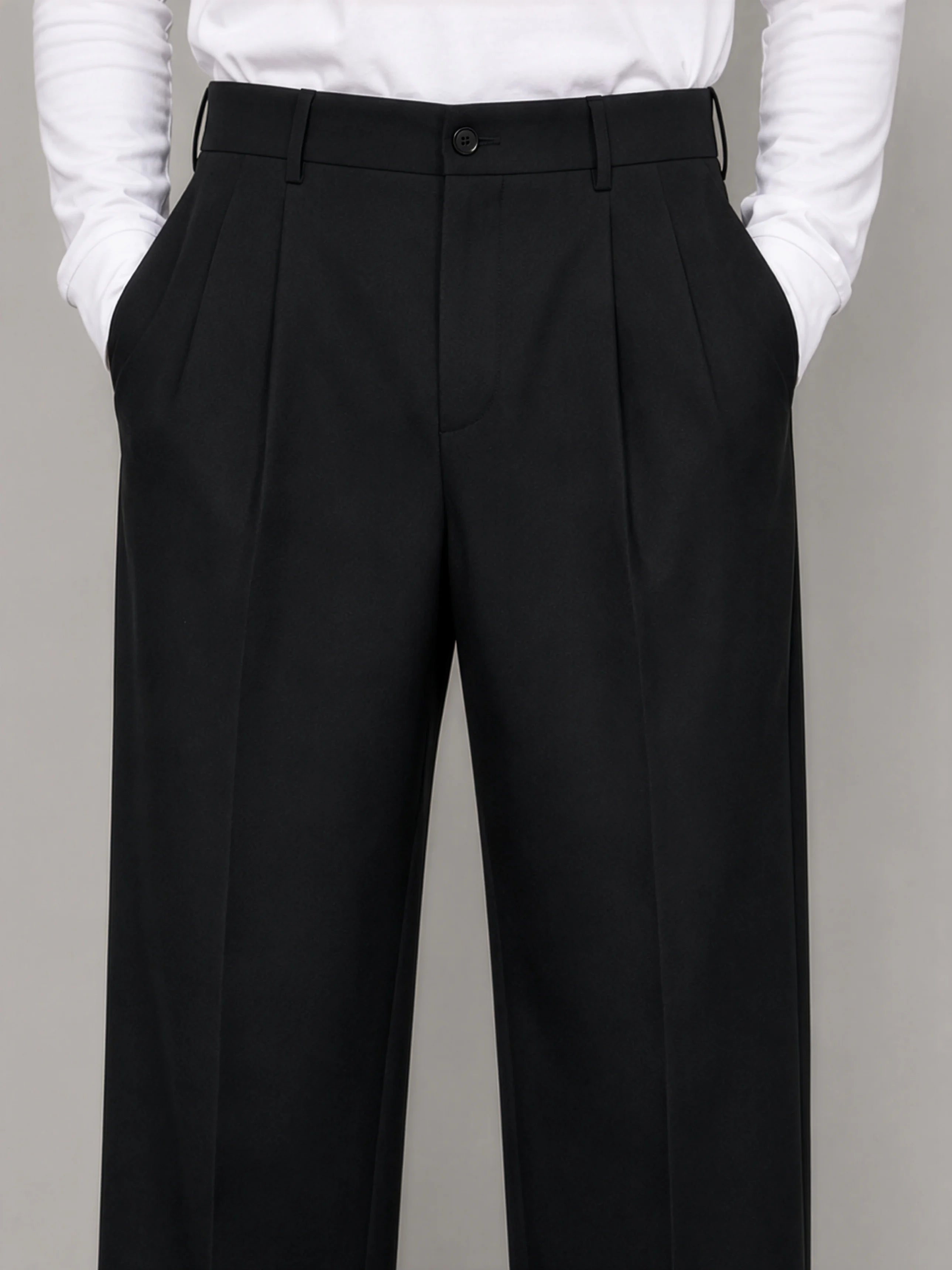 Ken Straight Leg Pants - Caviar Black