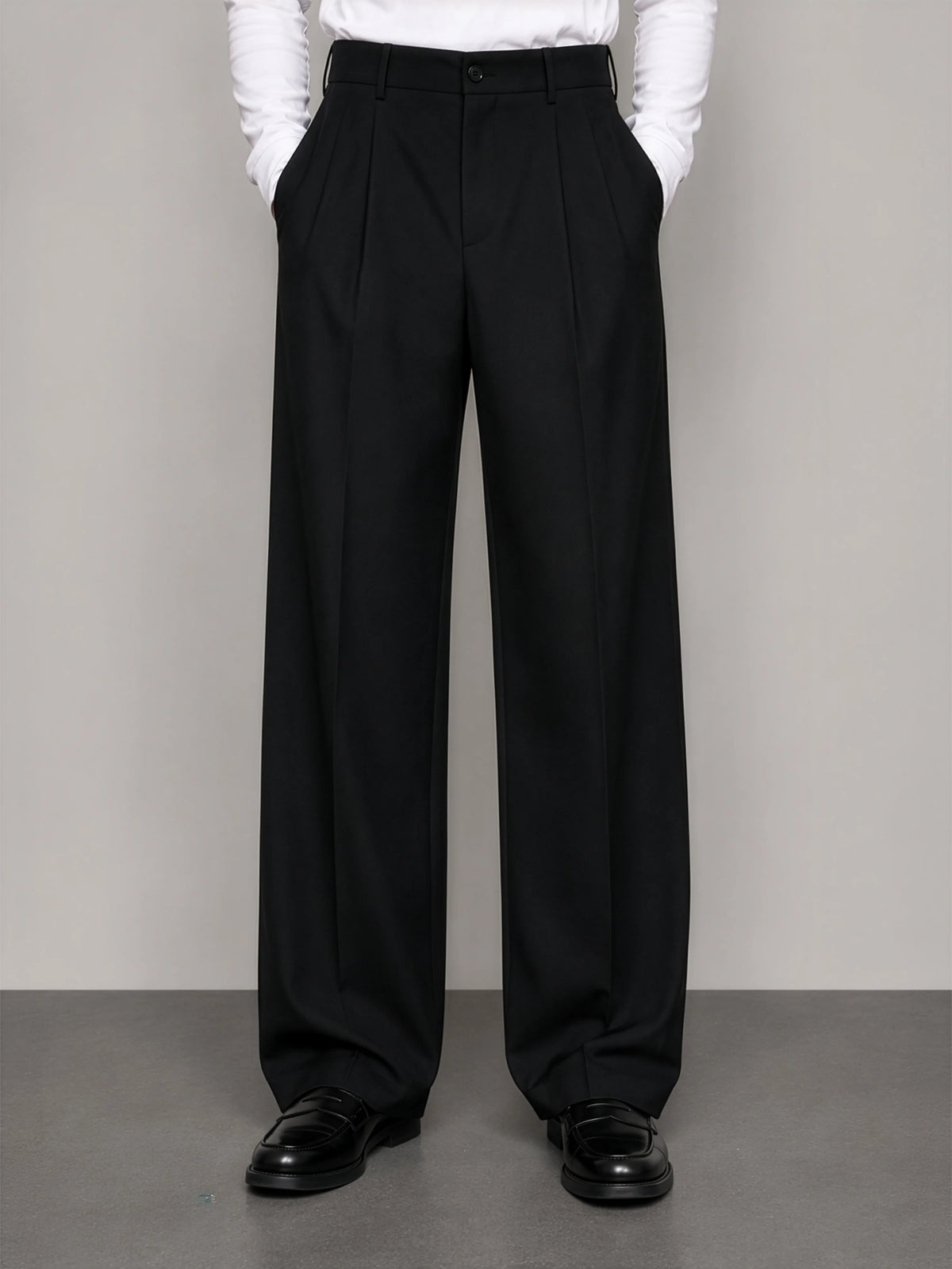Ken Straight Leg Pants - Caviar Black