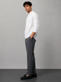 Kensington  - White Linen Relaxed Fit Shirt