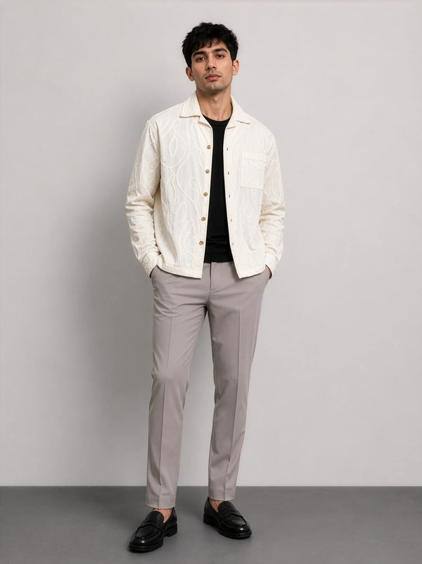 The Lennox Jacquard Shacket
