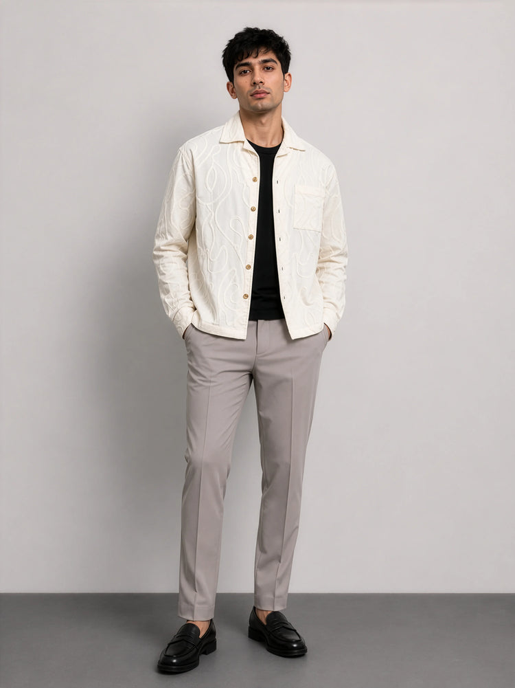 The Lennox Jacquard Shacket