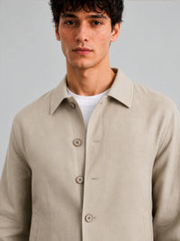 AirLinen™ Bomber Jacket - Beige