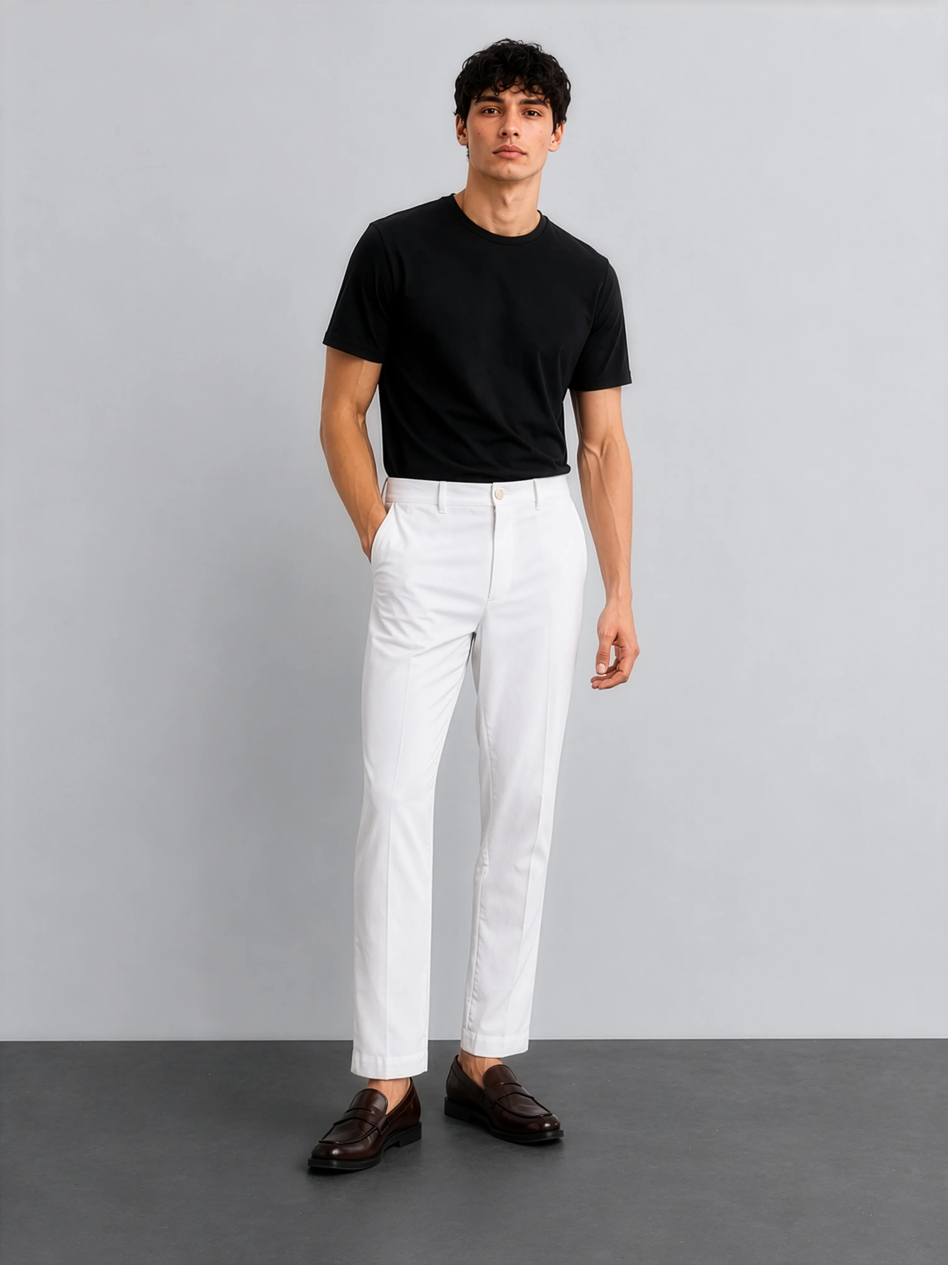 Everyday Linen Pants - White