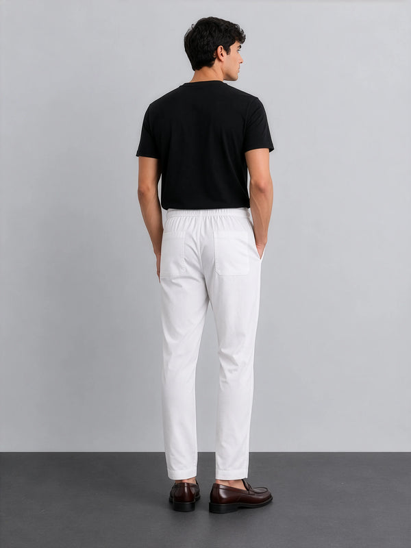 Everyday Linen Pants - White
