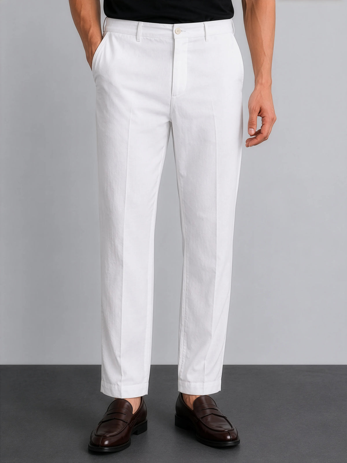 Everyday Linen Pants - White