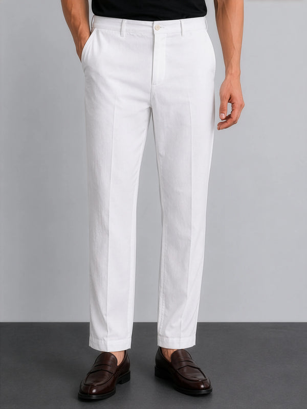 Everyday Linen Pants - White
