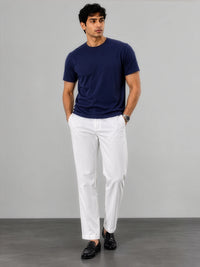 Bamboo SoftDrape™ Cotton Tee - Navy