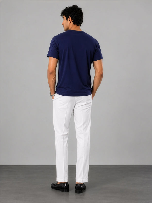 Bamboo SoftDrape™ Cotton Tee - Navy