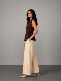 Oversized Waistcoat - Mocha