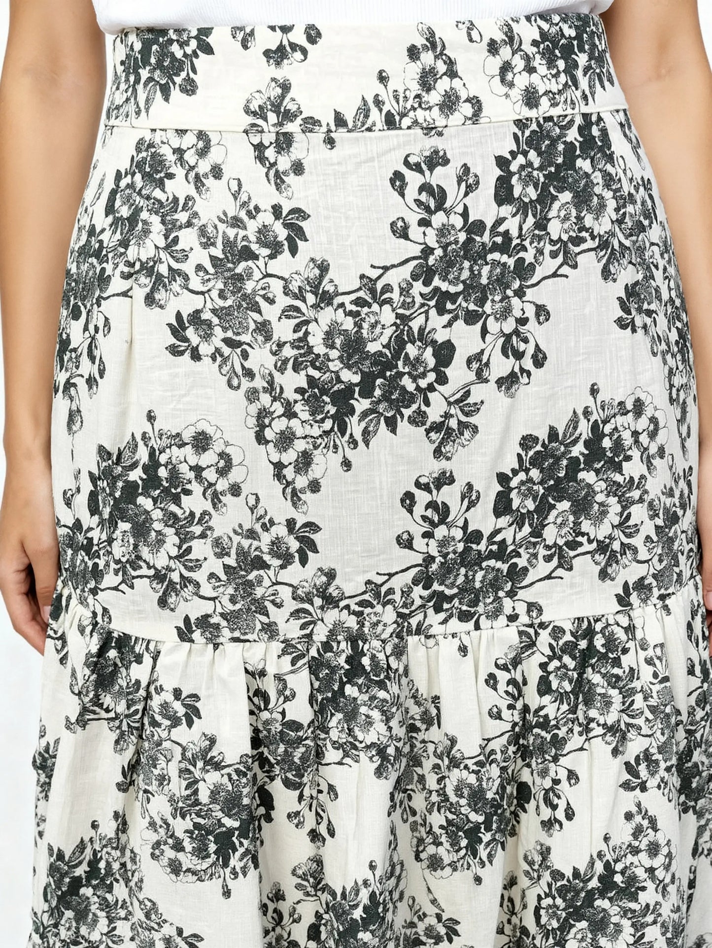 Bloom Linen Skirt