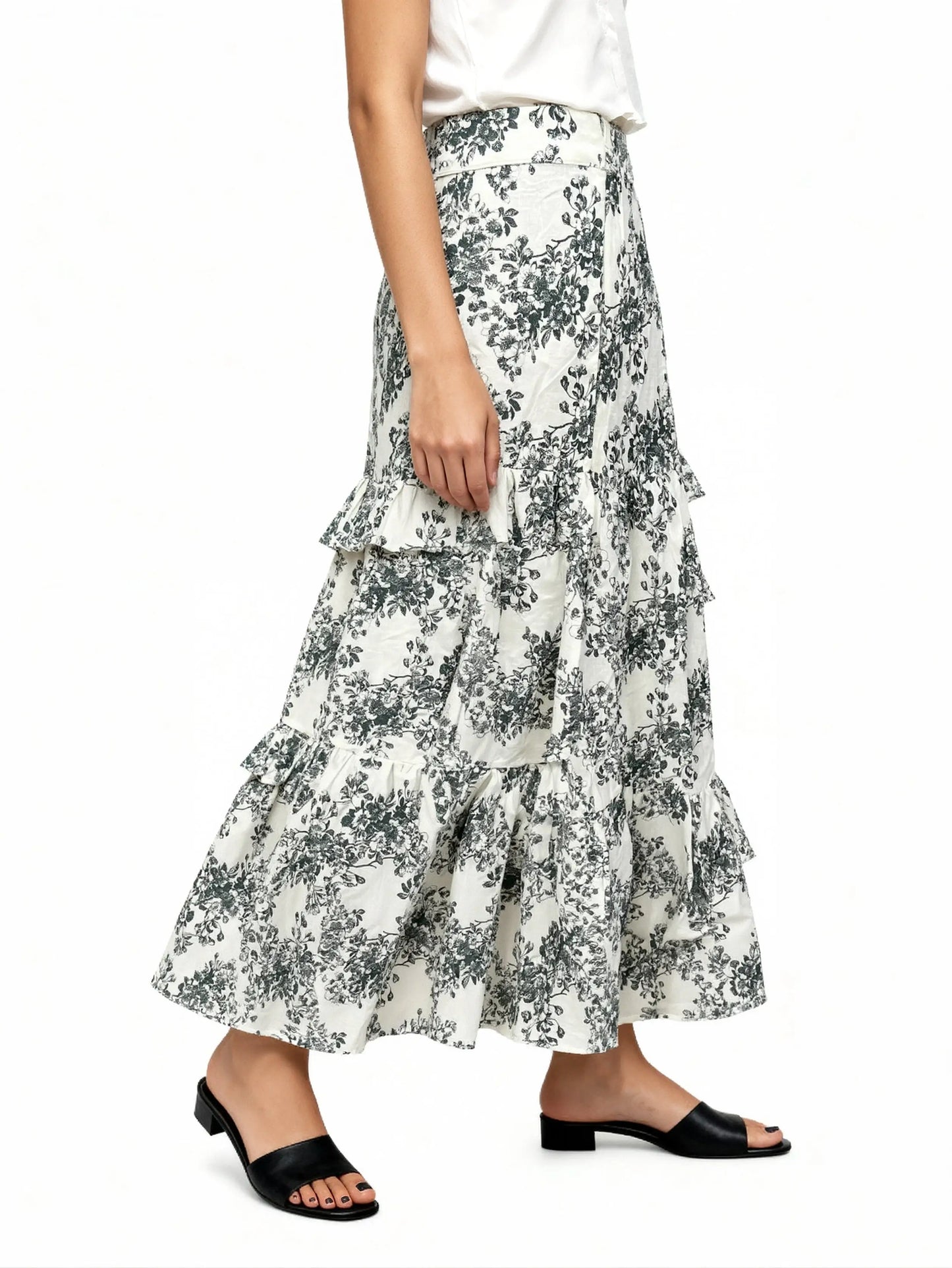 Bloom Linen Skirt