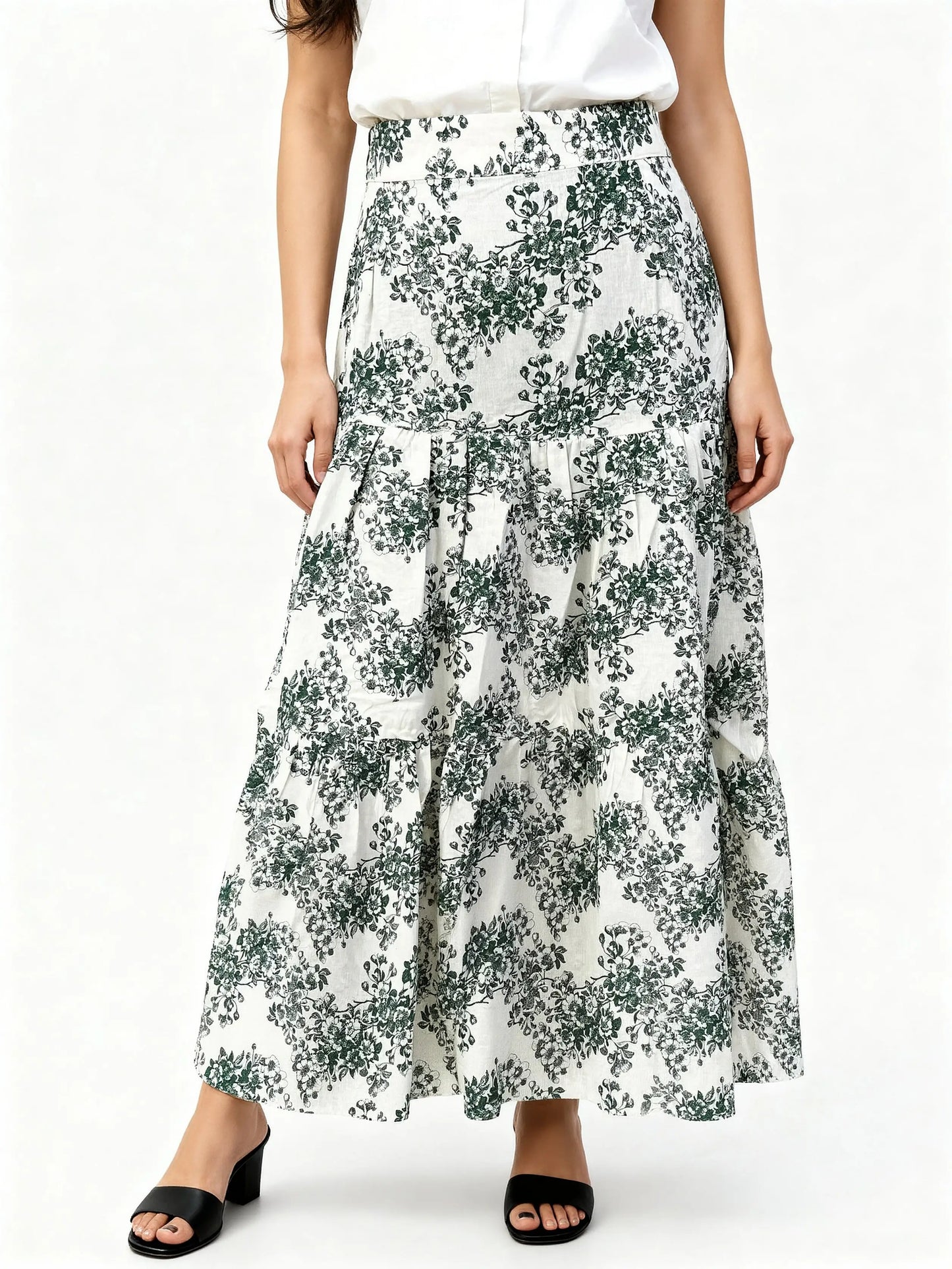 Bloom Linen Skirt
