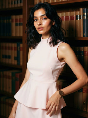 Serena Mock Neck Knit Dress