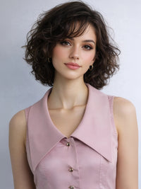 Rosé Satin Dress