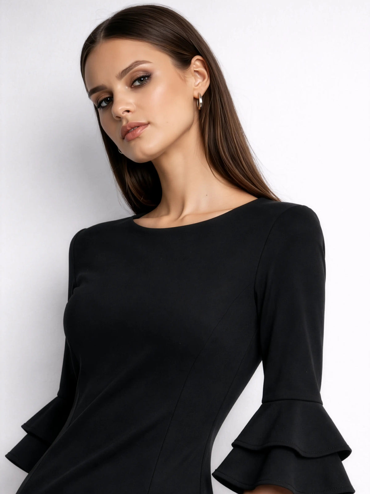 Ralph Frill Knit Dress