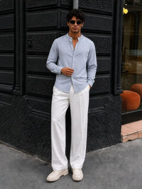 Mandarin AirLinen™ - Pastel Blue