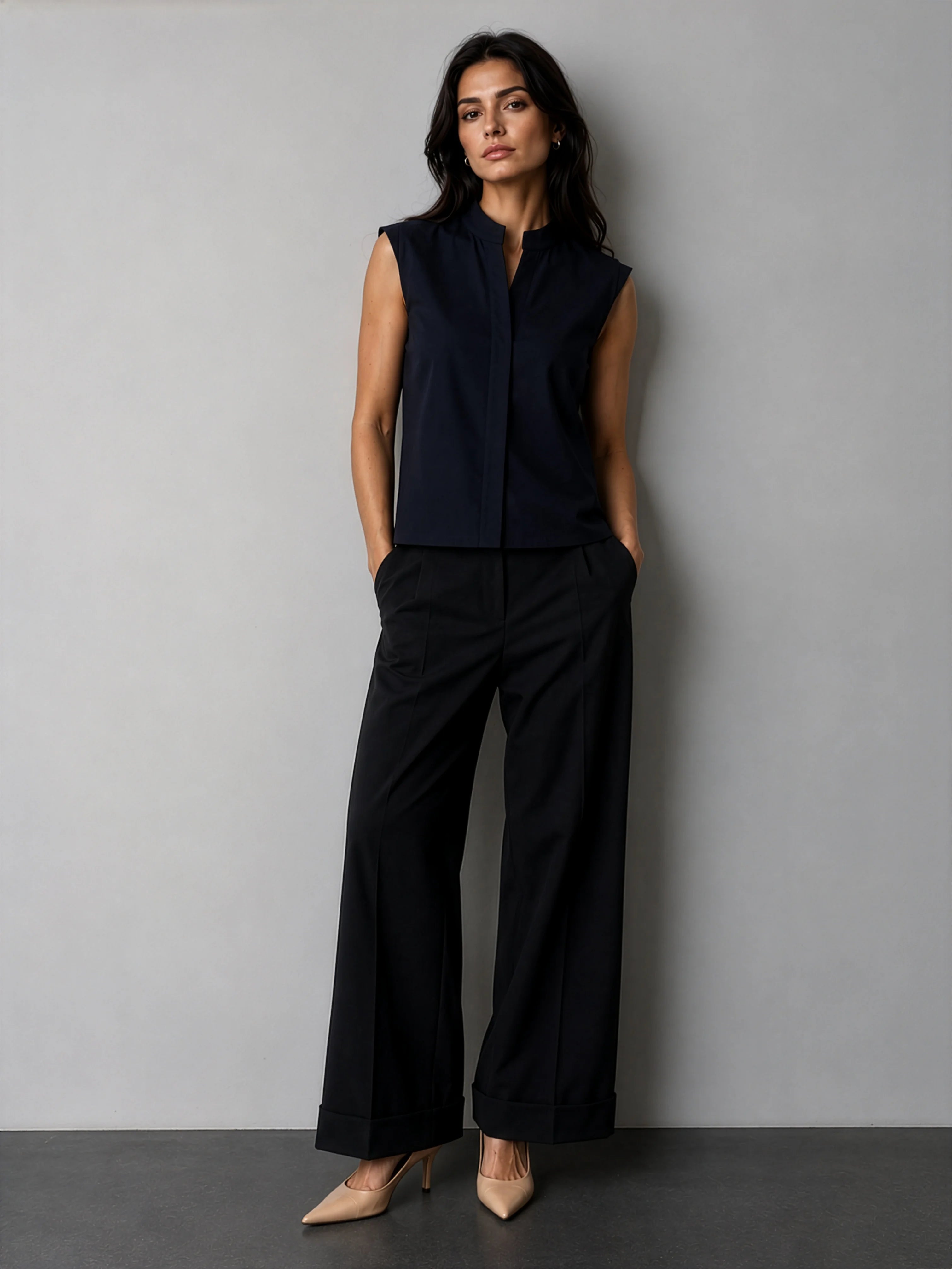 Sora SoftSuit™ Top - Navy