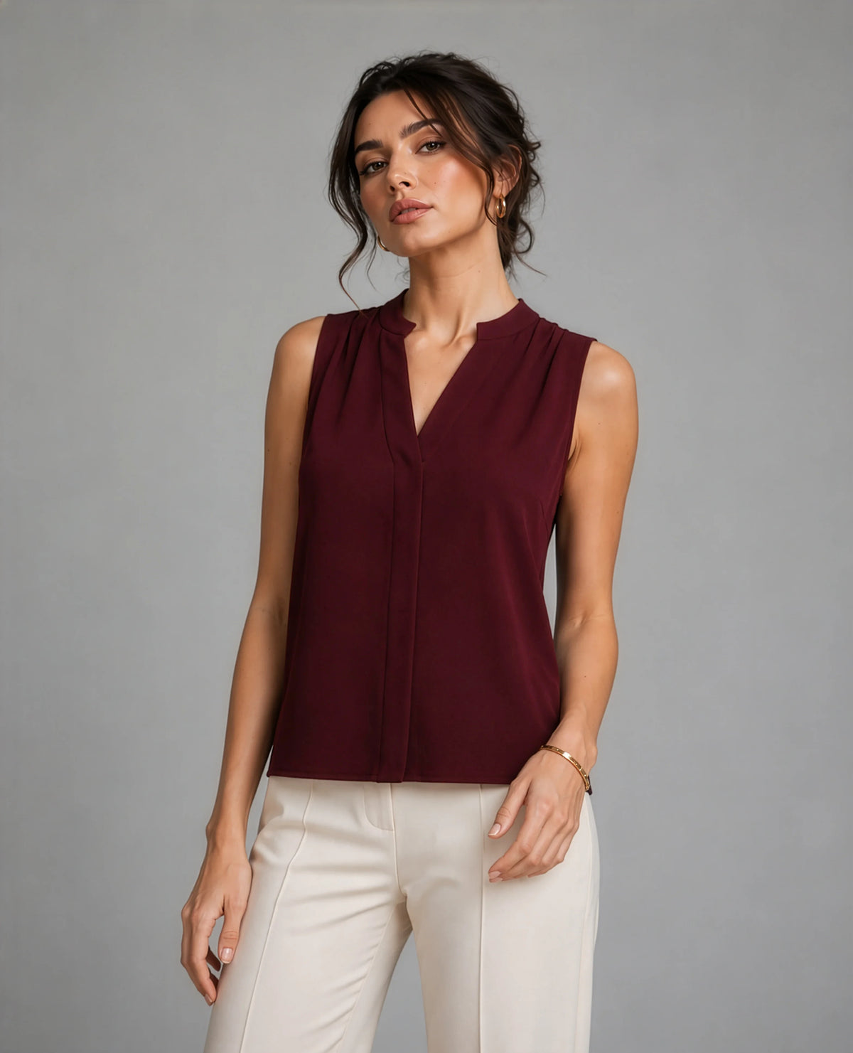 Sora Top in SoftSuit™ - Burgundy