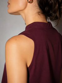 Sora Top in SoftSuit™ - Burgundy