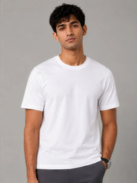 Bamboo SoftDrape™ Cotton Tee - White