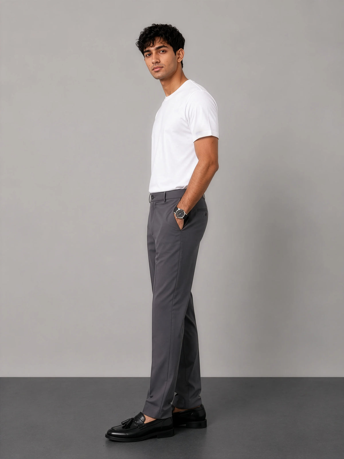 Bamboo SoftDrape™ Cotton Tee - White