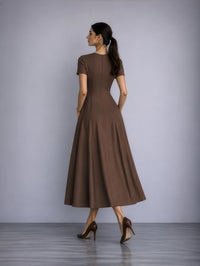 Essential Midi Dress - Mocha